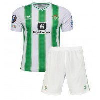 Real Betis Hjemme Trøje Børn 2023-24 Kortærmet (+ Korte bukser)